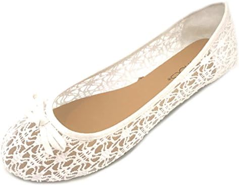 Shoes 18 Womens Crochet Ballet Flat 