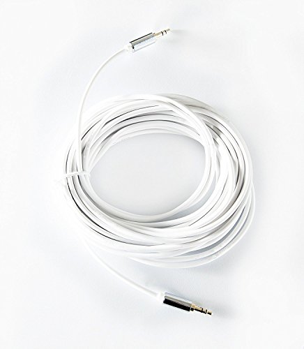 Omnihil 30 Feet ' 3.5millimeters Headset Audio AUX Extension Cable Compatible with Male to Male (30 Feet Long)