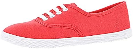 Womens Canvas Flat Slip On Ballet Canvas Trainers Fashion Casual Versatile Comfortable Casual Shoes Goosun Ankle Strap Ballet Flats Ladies Trainers Sneakers Size UK 4 5 6 7