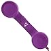 DONG 3.5mm Retro Phone Telephone Radiation-Proof Receivers Cellphone Handset for Phone 4 5 6 7 Classic Headphone MIC Microphone(Purple)