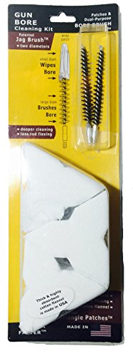 Cleaner Faster Kits, Cal 30, 308, 7.62, 7.5, Patented Nylon Bore Brushes and Patches, by BoreSmith