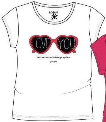 camiseta blanca niña amazon