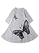 Happy Rose Girls Butterfly Print Dress