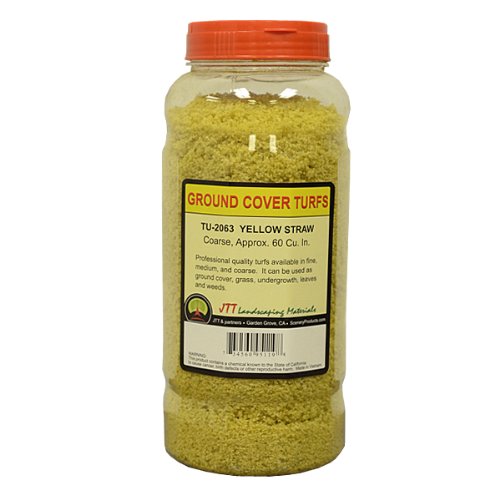 JTT Scenery Products Ground Cover Turf, Yellow Straw, Coarse