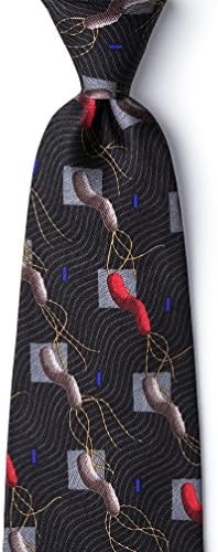 H. Pylori Black Silk Extra Long Tie