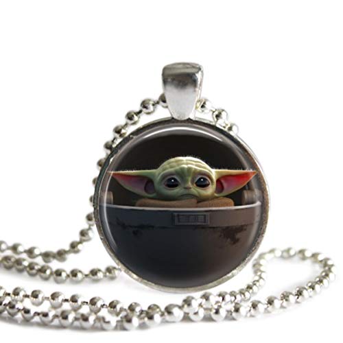 Mandalorian The Child Baby Yoda Pod Stroller 1 inch Silver Plated