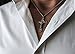 Heartland Men's Sterling Silver Chain Necklace with St. Benedict Crucifix Pendant - Elegant Design, Perfect for Everyday Wear or Special Occasions, Durable and Stylish Accessory - USA Made