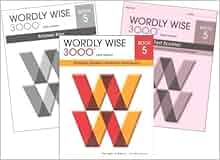 Wordly Wise 3000 Grade 5 SET -- Student, Answer Key and Tests