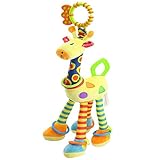 FOREAST Kids Handbells Rattles Toy Baby Soft Plush Toys Developmental Infant Birthday Present