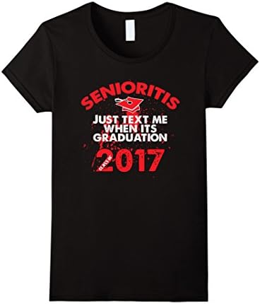 Women's Class of 2017 High School Or College Graduation Gift Shirts XL Black