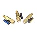 3Pcs Color Coded R410A Refrigerant Straight Ball Valves AC Charging Hoses Brass