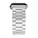 VIPPLUS Compatible for Apple Watch Band 42mm/44mm Stainless Steel Strap Bracelets Wristband with Durable Folding Metal Clasp for Apple Watch Series 4/3/2/1 Silver