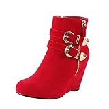 Amman Ankle Wedge High Heel Ankle Boots