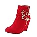 Amman Ankle Wedge High Heel Ankle Boots