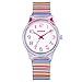 Zeiger Cool Display Easy Read Time Teacher Teen Young Girls Children Kids Watches Resin Band(Colorful)