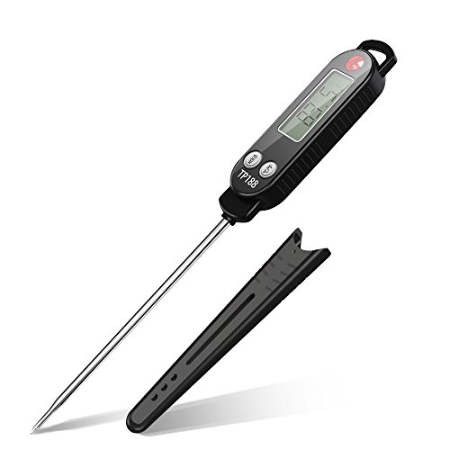 Meat Thermometer, Instant Read Thermometer Cooking Thermometer Candy Thermometer With Super Long Probe For Kitchen Cooking BBQ Grill Smoker Meat Fry Food Milk Yogurt By Thriving Life