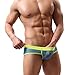 HP95(TM)Men's Bikini Underwear, Low Waist Breathable Sexy Transparent Bulge Comfy Underpants (M, C)