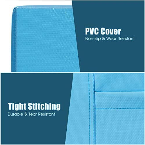 GYMAX Incline Gymnastics Mat, Wedge Shape Gymnastics Incline Mat Non