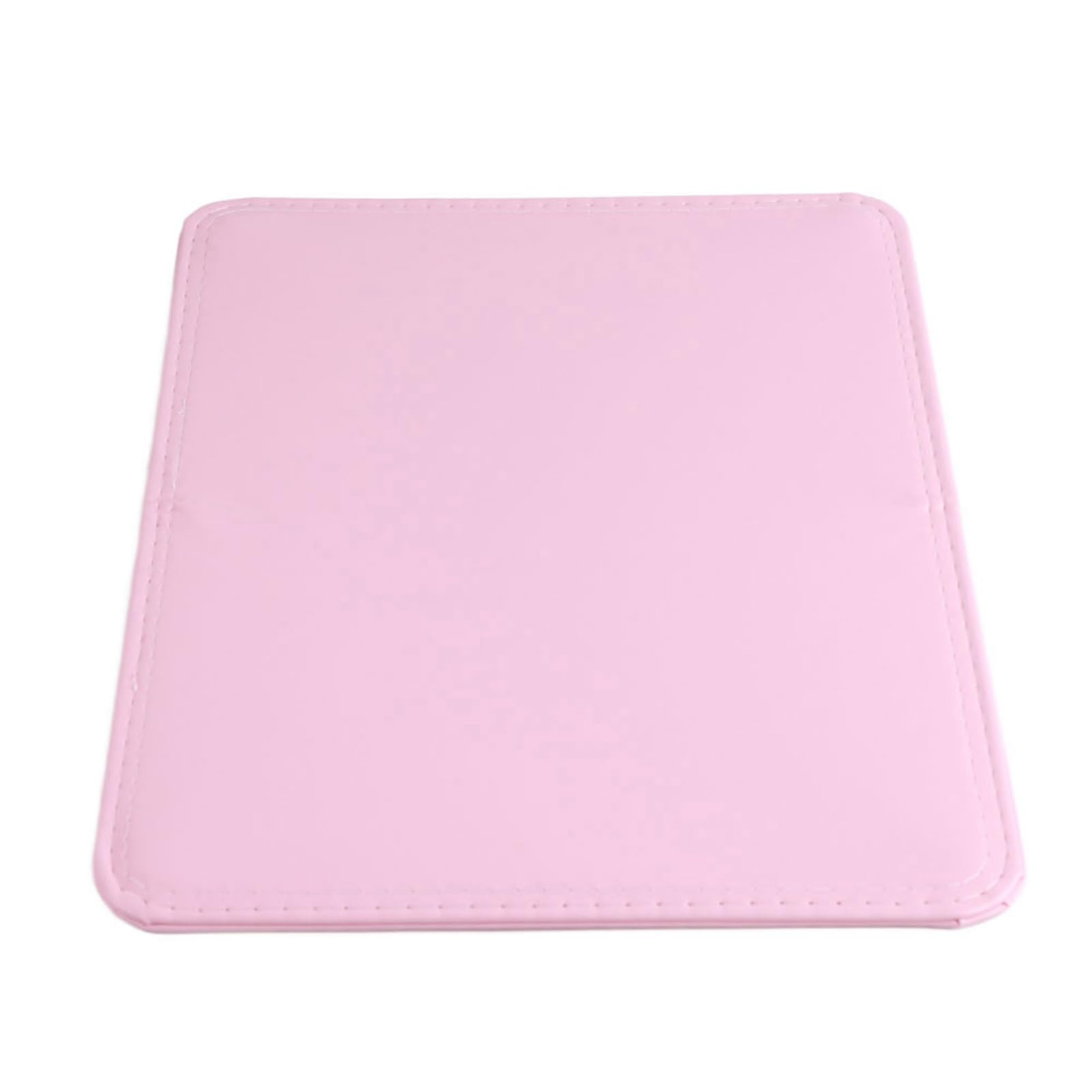 Washable Nail Art Table Mat, Foldable Nail Cushion Pad for Salon & Home Use, PU Leather Manicure Desk Mat for Nail Design (Pink)