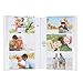 DesignOvation Embossed Flourish Faux Leather Photo Albums, Holds 300 4x6 Photos, Set of 4, Ivory White