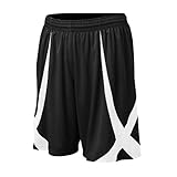 TopTie Men's Basketball Shorts, Active Running Shorts, Jersey Short, No Pockets