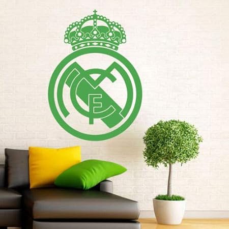 Utopiashi Pelota de Futbol Football Club Real Madrid Logo Vinyl ...