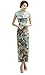 YueLian Women's Long Chinese Style Wedding Dress Qipao Cheongsam Party Dress