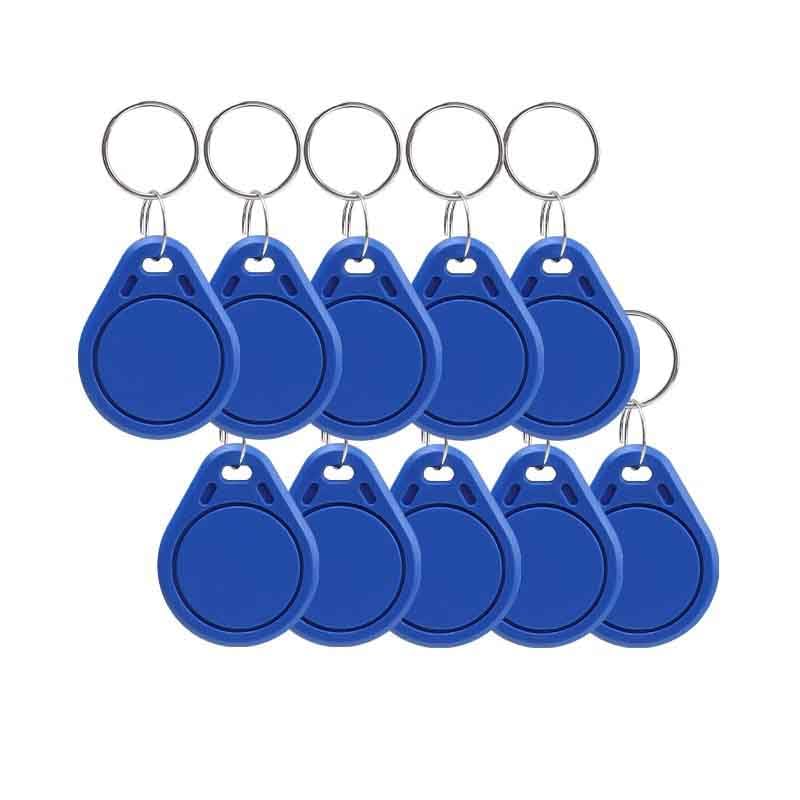 Photo 1 of 10 PCS 13.56 MHz UID Writable Rewritable Clone IC Smart Keychain, Compatible with MIFARE Classic 1K, RFID Blank Tag for Access Control Key Tag Rewritable (10 PCS)