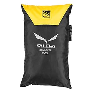 SALEWA RAINCOVER BP 35-55L regenhoes, geel, effen