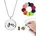Aromatherapy Necklace Essential Oil Diffuser Pendant Hypoallergenic Material Made 24