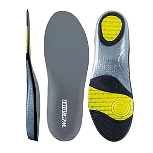 Wernies Running Shoe Insoles-Arch Replacement Sports Shoe Inserts-Comfort and Extra Support for Heavy Duty, Fits Work…