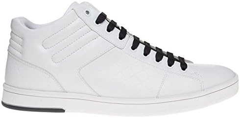 Hugo Boss Footwear Green Rayadv MIDC High Top Leather White Trainer 6