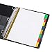 AmazonBasics  Paper Binder Dividers, Writeable 8-Tab, 4/Pack