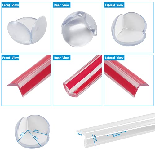 Clear Corner Guards Baby Proofing, Edge Corner Protector Furniture Edge