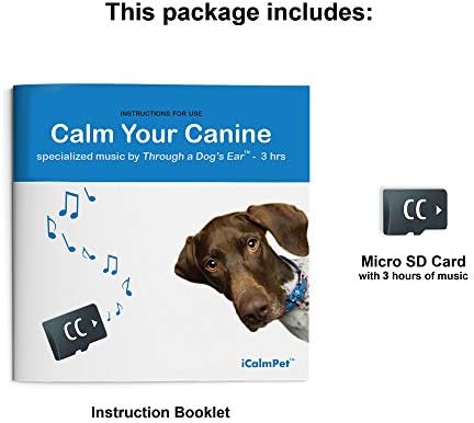 Amazon Com Calm Your Canine 3 Hours Of Clinically Tested Calming Music By Through A Dog S Ear Micro Sd Sound Card Icalmdog Pet Supplies