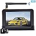 Yakry Backup Camera Wireless 4.3'' Monitor Kit for Car/SUV/Minivan/Pickup Waterproof License Plate Rear View /Front View Camera 6 White Light LED Night Vision Guide Lines ON/OFF