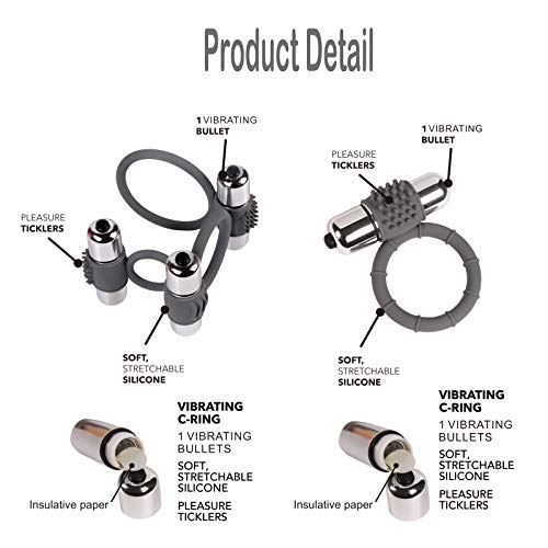 More Ring Bird Vibrating Cock Ring Silicone Dual Penis Ring Longer Harder Stronger Erection Sex Toy for Couple