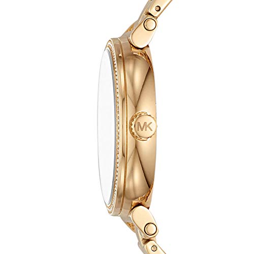 Michael-Kors-Damen-Analog-Quarz-Uhr-mit-Edelstahl-Armband-MK3946