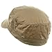 Washed Cotton Fitted Army Cap-Khaki W32S34E, Small/Medium