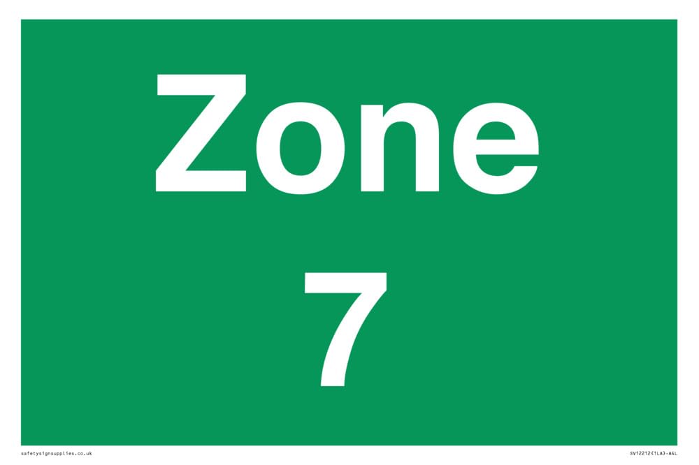Zone 7 Sign - 300x200mm - A4L