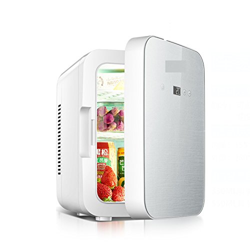 SL&BX 8l car refrigerator,Refrigerator breast milk mini small storage insulin refrigerator thermostatic two world hostel fridge-White 15.5x15.5x25.5cm(6x6x10inch)