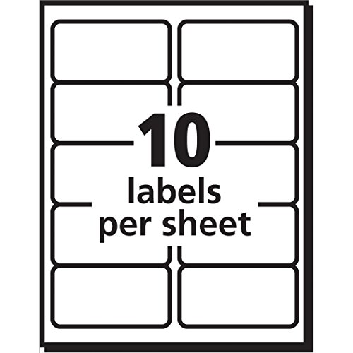 Avery Shipping Address Labels Inkjet Printers 250 Labels 2x4 Labels 