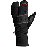 PEARL IZUMI Unisex Gel Gloves, Insulated Cycling Glove, Palm Padding & Touchscreen Compatible, AmFIB Lobster, Black, Medium