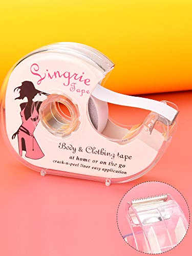 image for Blulu Boob Body Tape Clear Fabric Double Sided Clothing Tape with Disp