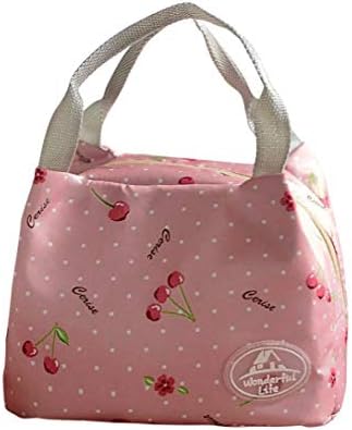 Picnic Insulated Zipper Organizer Lunch Box Lunch Bag,Outsta Fashion for Women Kids Men Organizer Cool Bag Handbag Pouch Picnic Carry Case (Pink A)