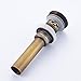 Rozin Antique Brass Bathroom Pop up Sink Drain with Overflow