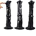 FAAK Big Size Artificial Horse Dildo Soft Flexible Thick Long Adult Sex Toy (Black)