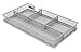 EasyPAG Mesh Collection Desk Drawer Accessories Organizer,11.5 x 6.25 x 1.25 inch Silver