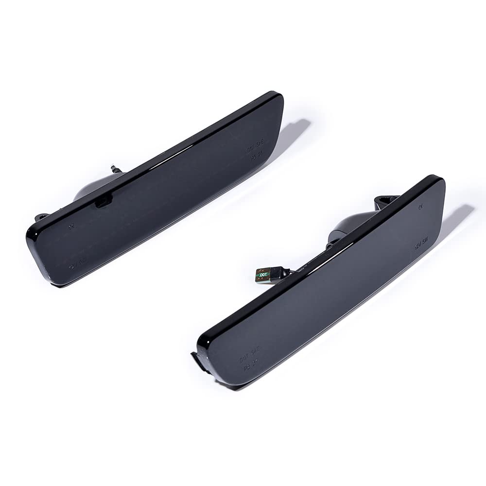 Astra Depot 2PCS Smoked Lens LED Side Marker Lights