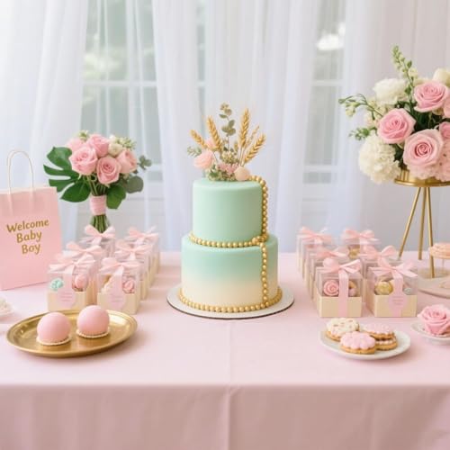 50 cajas transparentes para regalo, Cajas Cuadradas de PVC, Caja de acetato transparente, Caja de Regalo Transparentes para cupcakes, dulces, boda y fiesta (10 * 10 * 10(50PC))